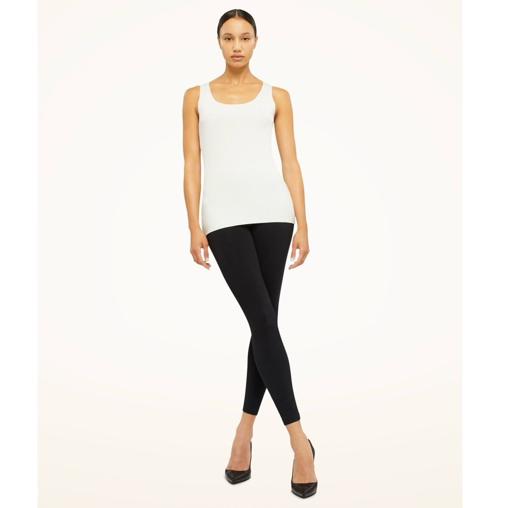 Wolford Aurora Pure Tank Top Basic Layering White Size XS